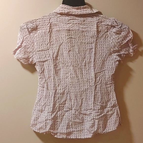 🔥Clearance🔥 Women's Short Sleeves Silk Blouse - Picture 2 of 6